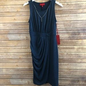 Jennifer Lopez Blue Sleeveless Twist Dress Size Small NWT